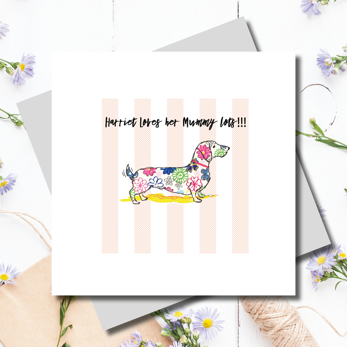 Ditsy Mum Dachshund Dog