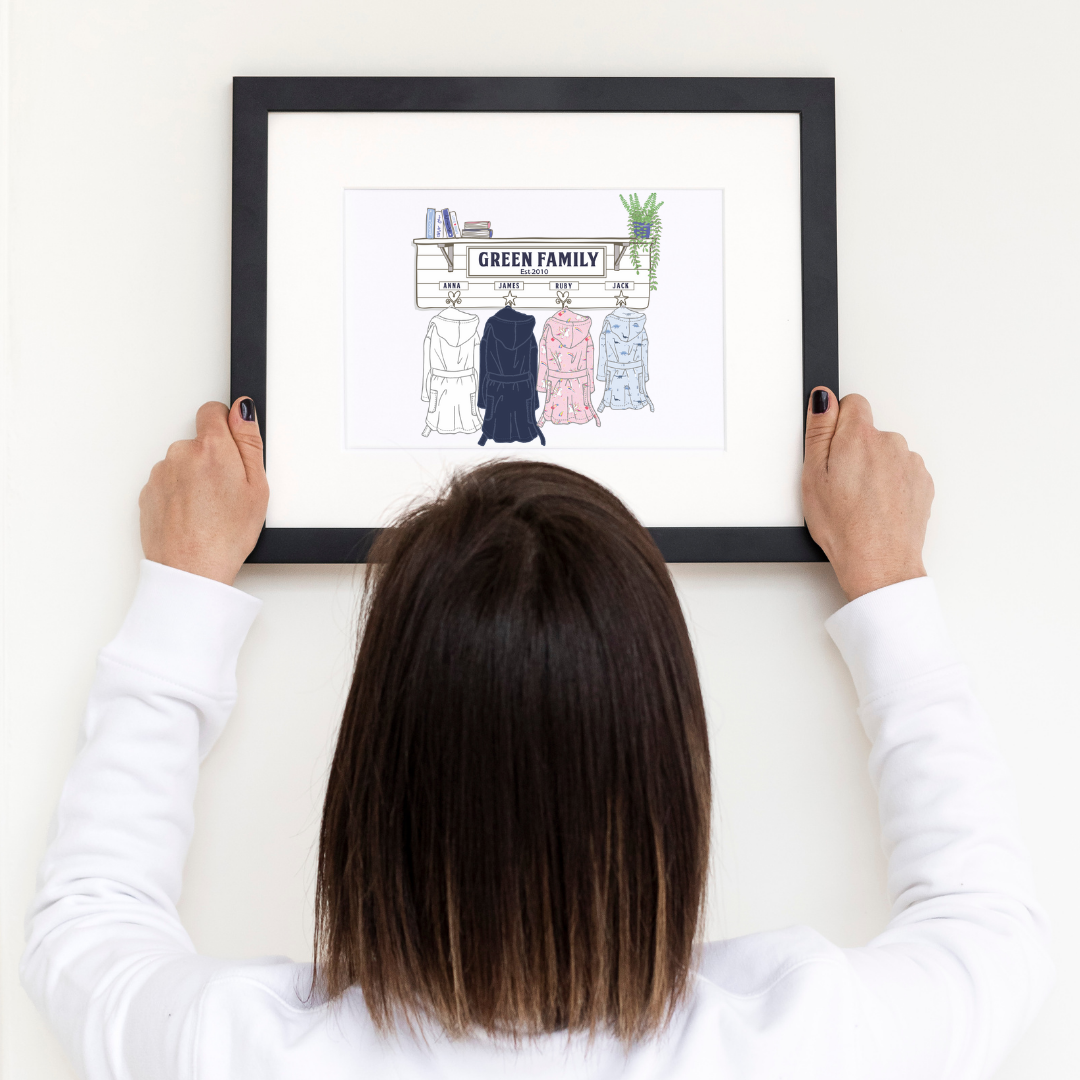 Family Dressing Gown Print