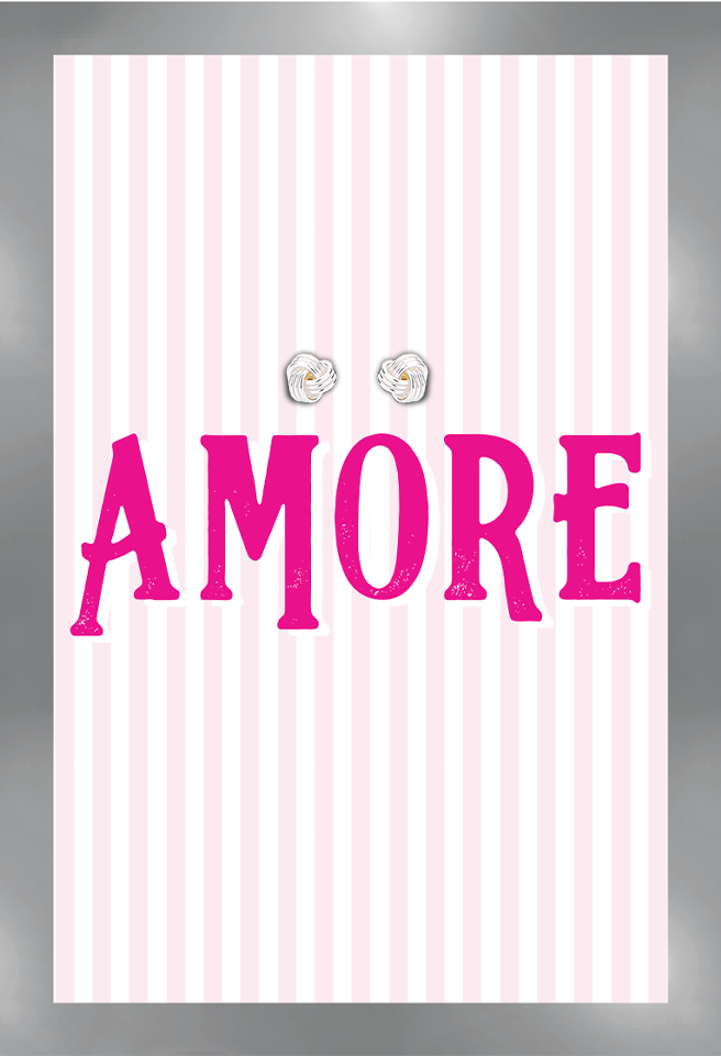 Little Pretties Amore Earring Card - Love Greeting Card