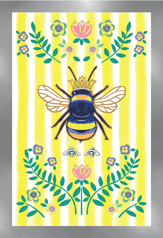 Little Pretties Bee Earring Card - Friendship Greeting Card