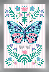Little Pretties Butterfly Earring Card - Friendship Greeting Card