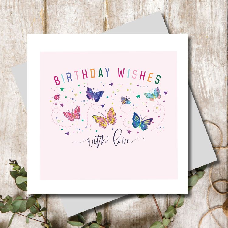 Confetti Celebration Birthday Butterflies