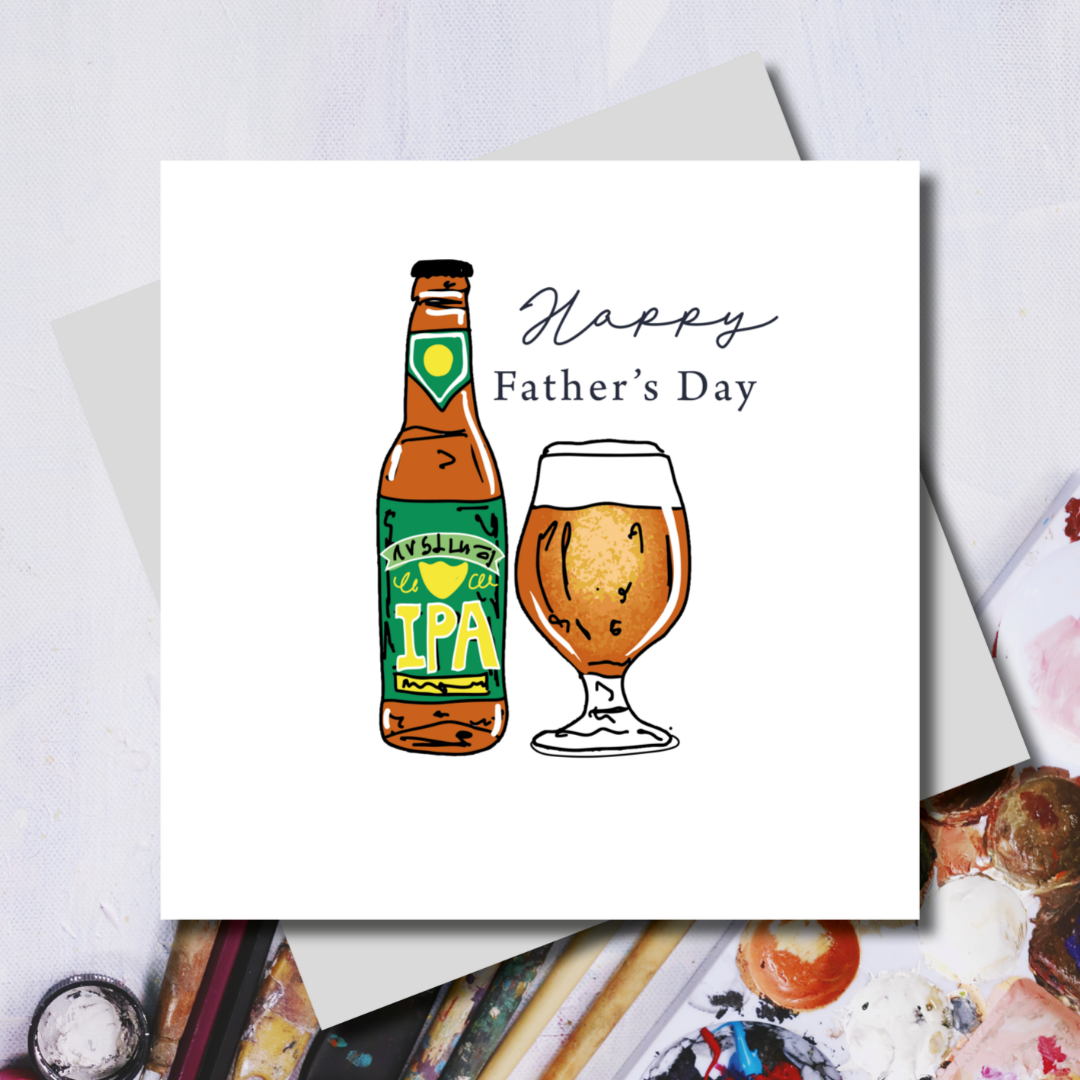 IPA beer Father's Day Greeting Card