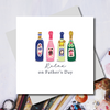 Oh So Pretty Print Vino Bottles Fathers Day 