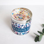 Heart Animal print Candle