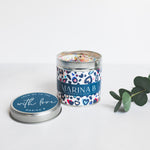 Heart Animal print Candle