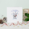 Christmas Stag Special Little Person Greeting Card
