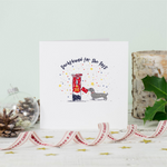 Dachshund for the Post London Postbox Greeting Card