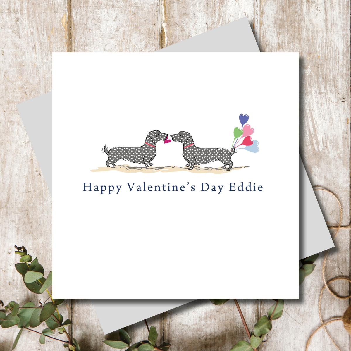 Valentine Dachshund Dogs