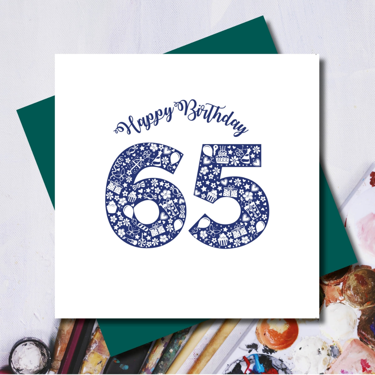 Daisy 65th Happy Birthday Greeting Card