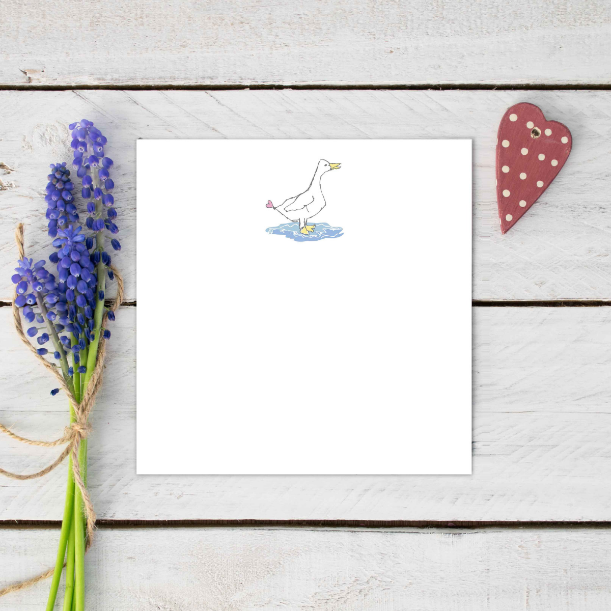Maggie Puddle Duck Greeting Card