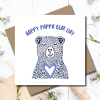 Pappa Bear Father's Day Greeting Card