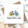 Doughnut Father's Day Bike Greeting Card
