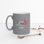 Festive Dachshund Dog Personalised Mug